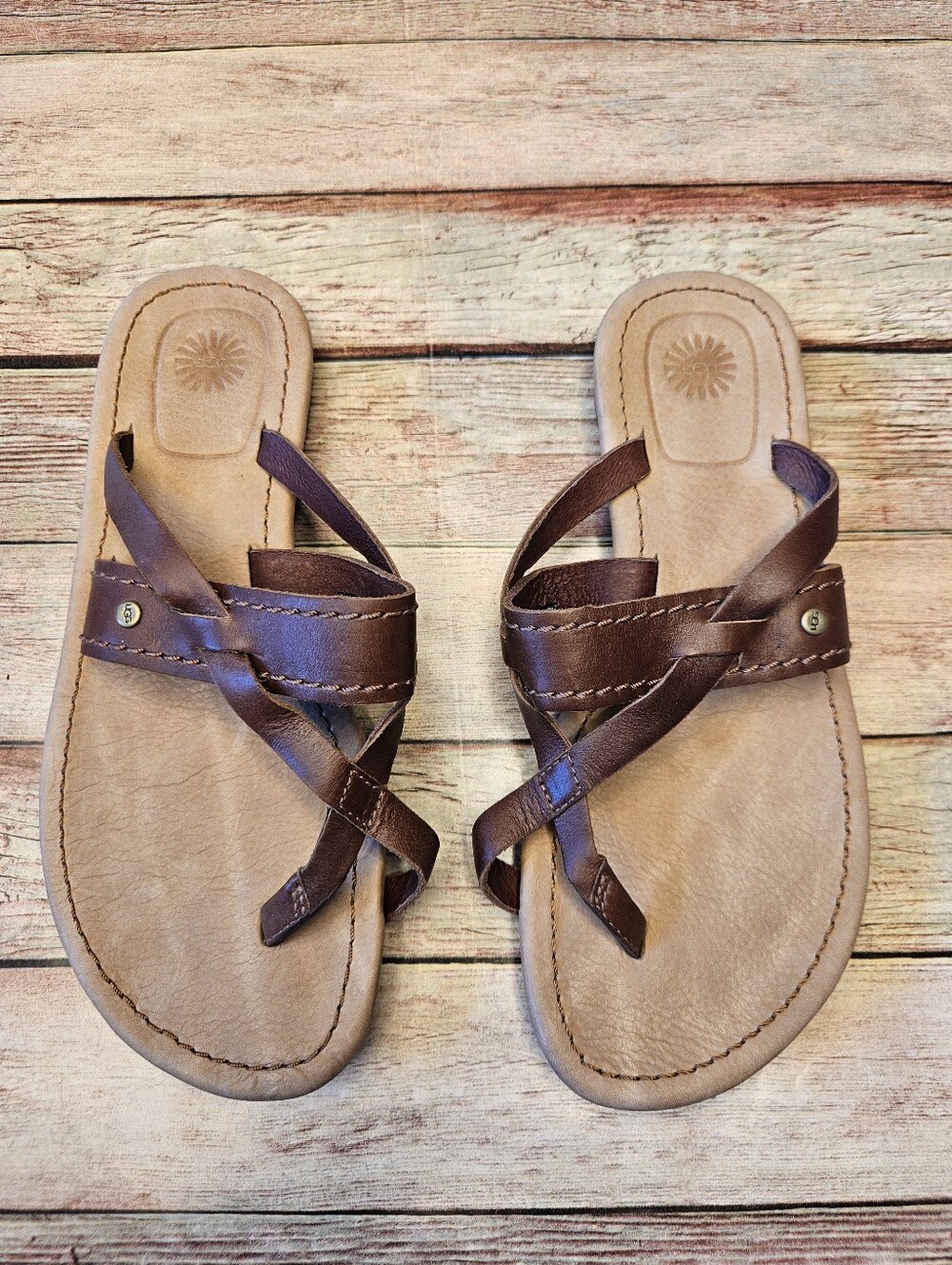 UGG Australia Mireya thong sandals.
